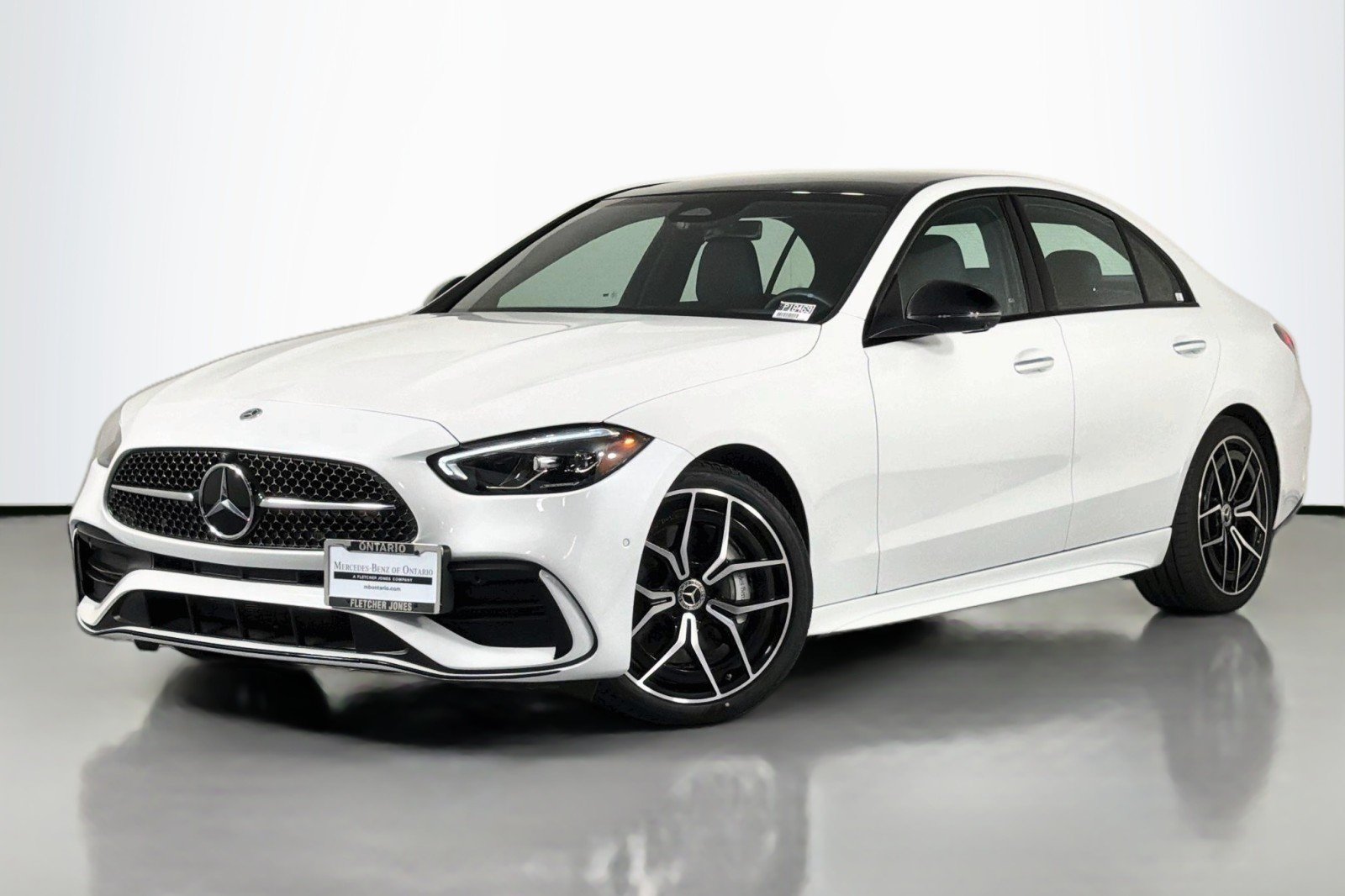 Certified Used 2024 MANUFAKTUR Moonlight White Metallic Mercedes-Benz C 300 image 1