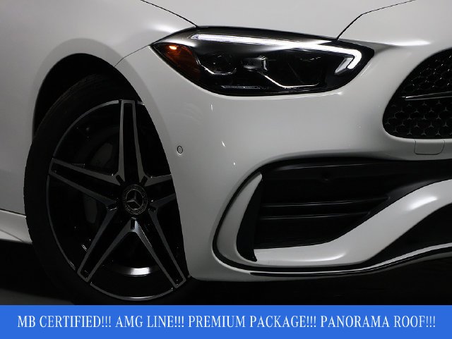 Certified Used 2023 Polar White Mercedes-Benz C 300 image 3