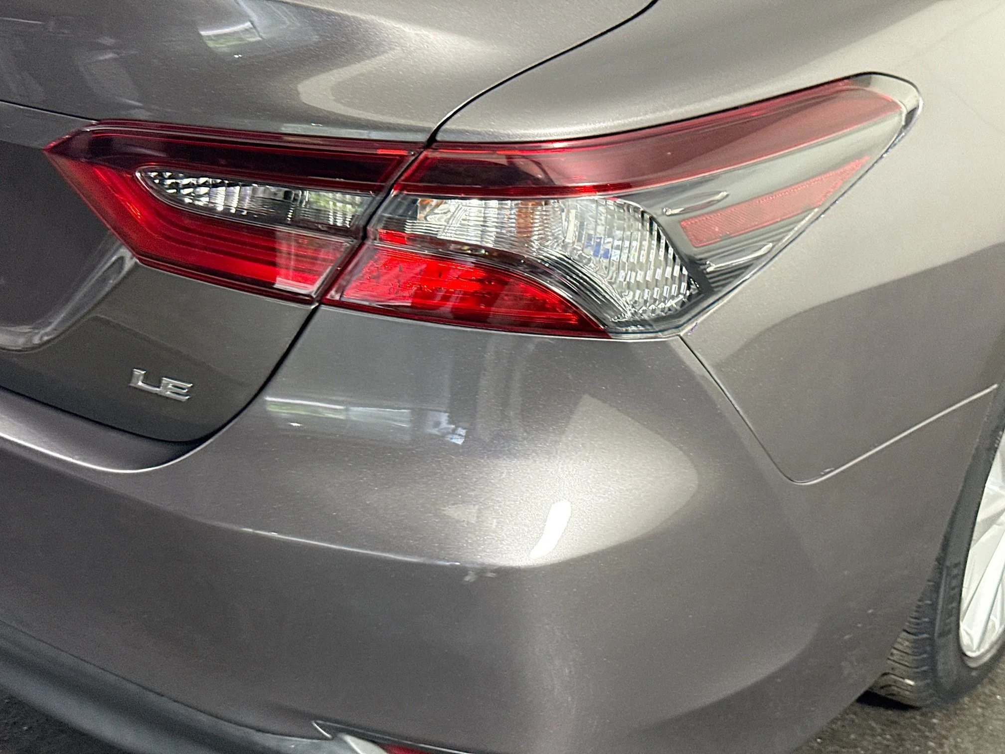 Used 2022 Predawn Gray Mica Toyota LE image 29