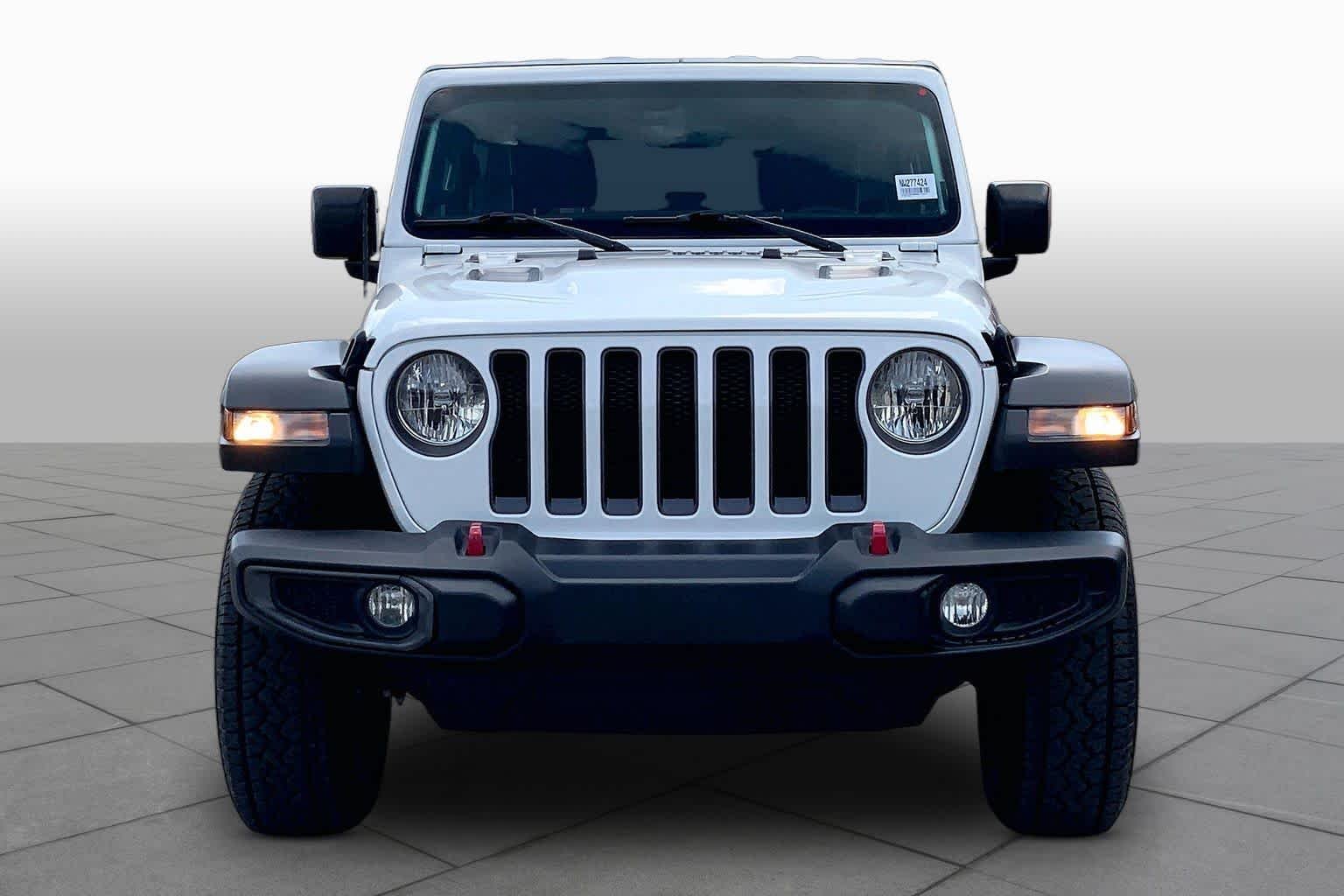 Used 2022 Bright White Clearcoat Jeep Unlimited Rubicon image 4