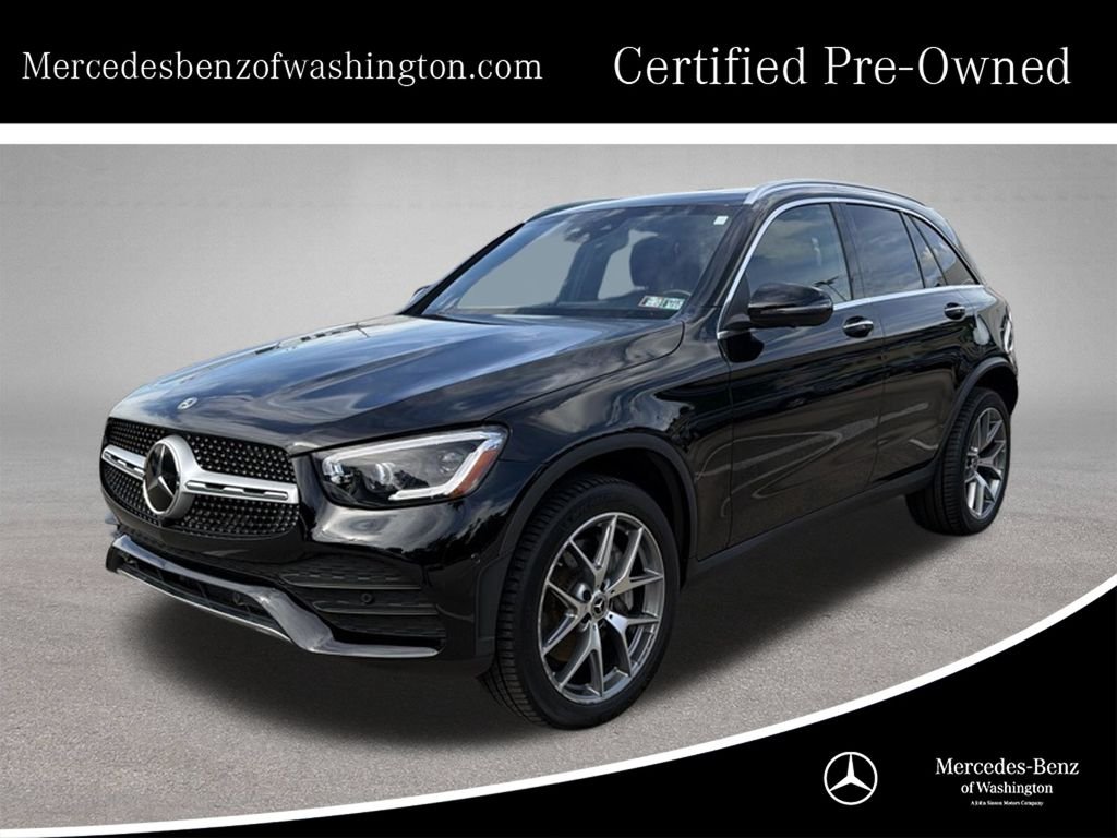 Certified Used 2022 Black Mercedes-Benz GLC 300 image 1