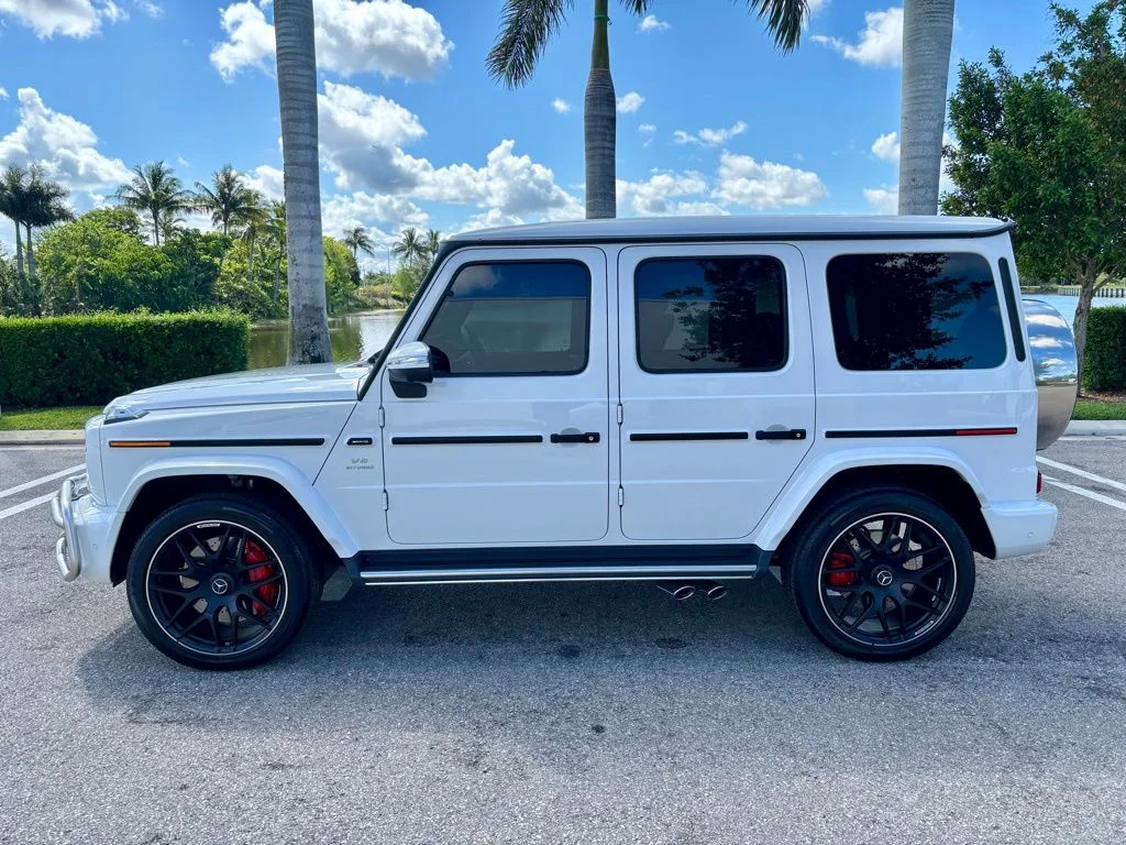 Used 2021 designo Moonlight White Metallic Mercedes-Benz G 63 AMG® image 10
