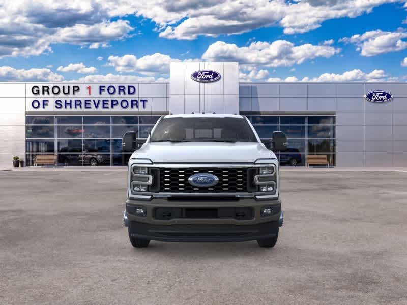 New 2026 Star White Metallic Tri-Coat/Marsh Gray Ford King Ranch image 6
