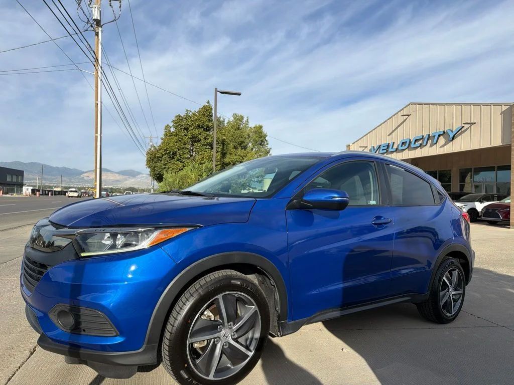 Used 2021 Blue Honda EX image 3