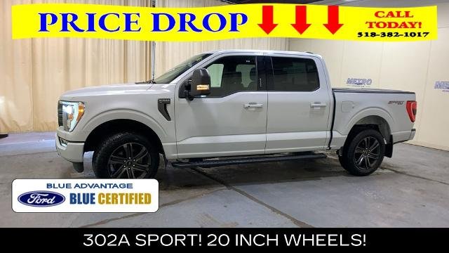 Certified Used 2022 White Metallic Ford XLT image 54
