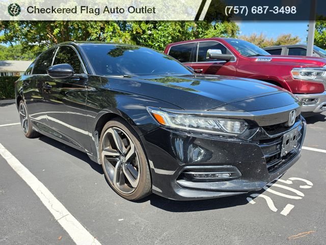 Used 2020 Crystal Black Pearl Honda Sport image 3