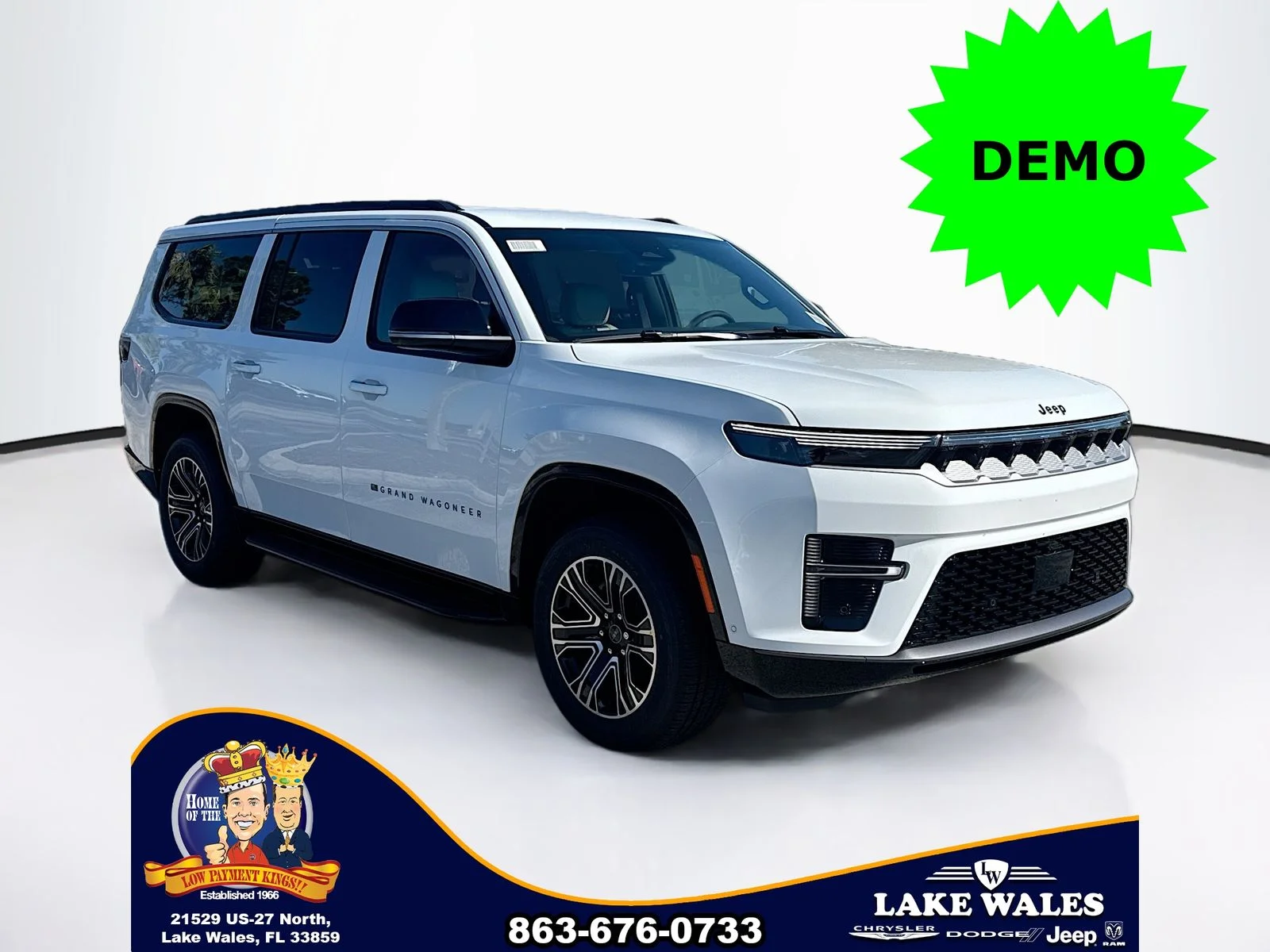 New 2026 Bright White Clear-Coat Exterior Paint Jeep  image 1