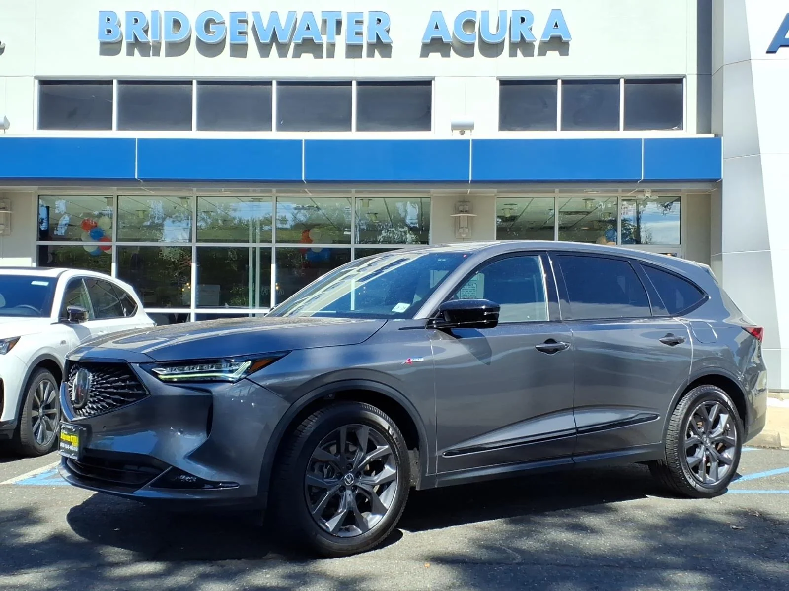 Used 2023 Liquid Carbon Metallic Acura SH-AWD with A-Spec Package image 1