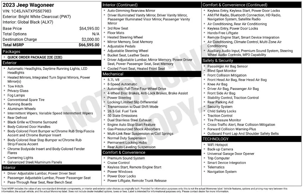 Certified Used 2023 White Jeep Base image 41