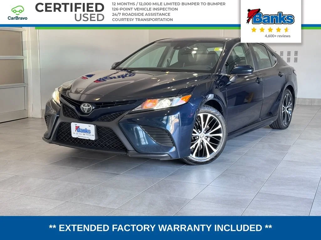 Certified Used 2020 Galactic Aqua M Toyota SE image 1