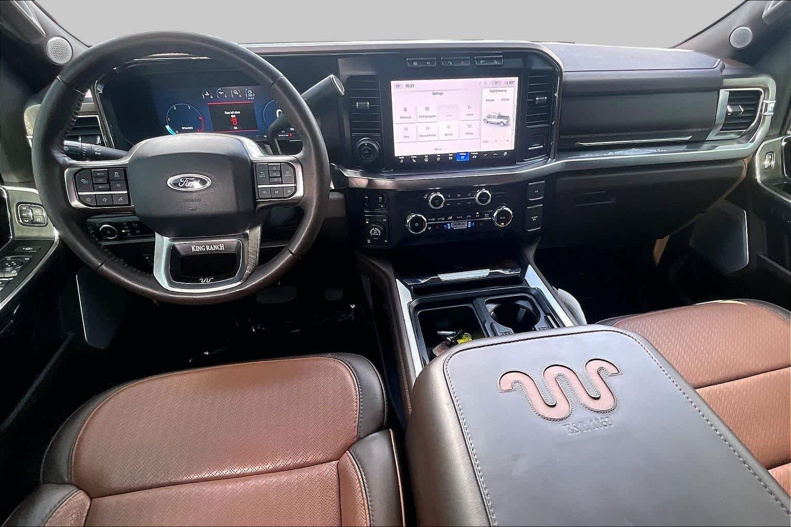 Used 2024 Glacier Gray Metallic Tri-Coat Ford King Ranch image 16