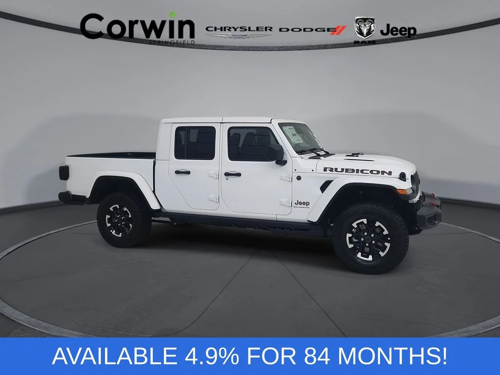 New 2026 Bright White Clearcoat Jeep Rubicon image 1