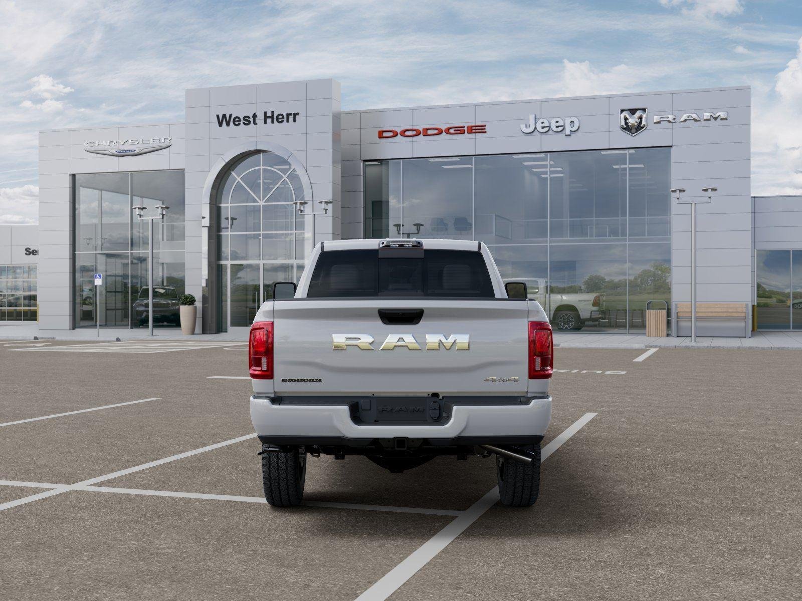 New 2026 Bright White Clear-Coat Exterior Paint RAM Big Horn image 7