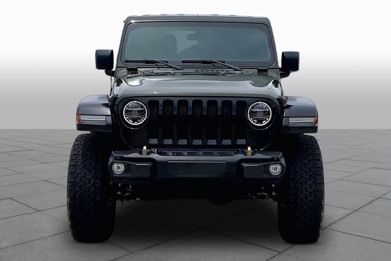Used 2021 Sarge Green Clearcoat Jeep Unlimited Willys image 4