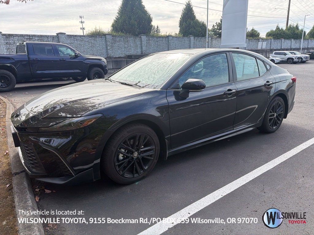 Used 2025 Black Toyota SE image 1