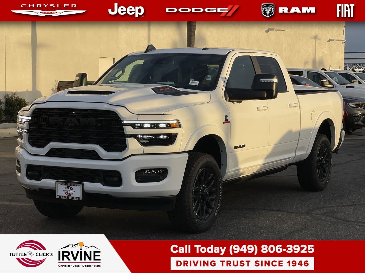New 2026 Bright White Clear-Coat Exterior Paint RAM Limited image 3