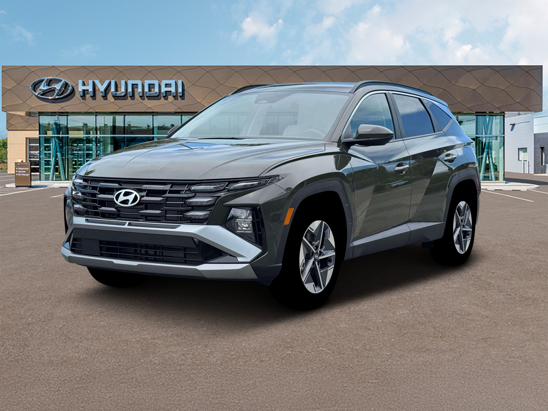 New 2026 Green Hyundai SEL AWD image 1