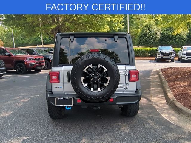 Used 2024 Silver Jeep Rubicon 4xe image 4