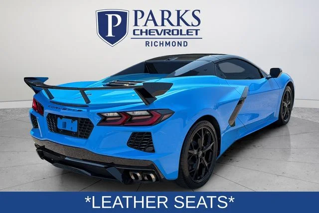 Used 2021 Blue Chevrolet Stingray image 7