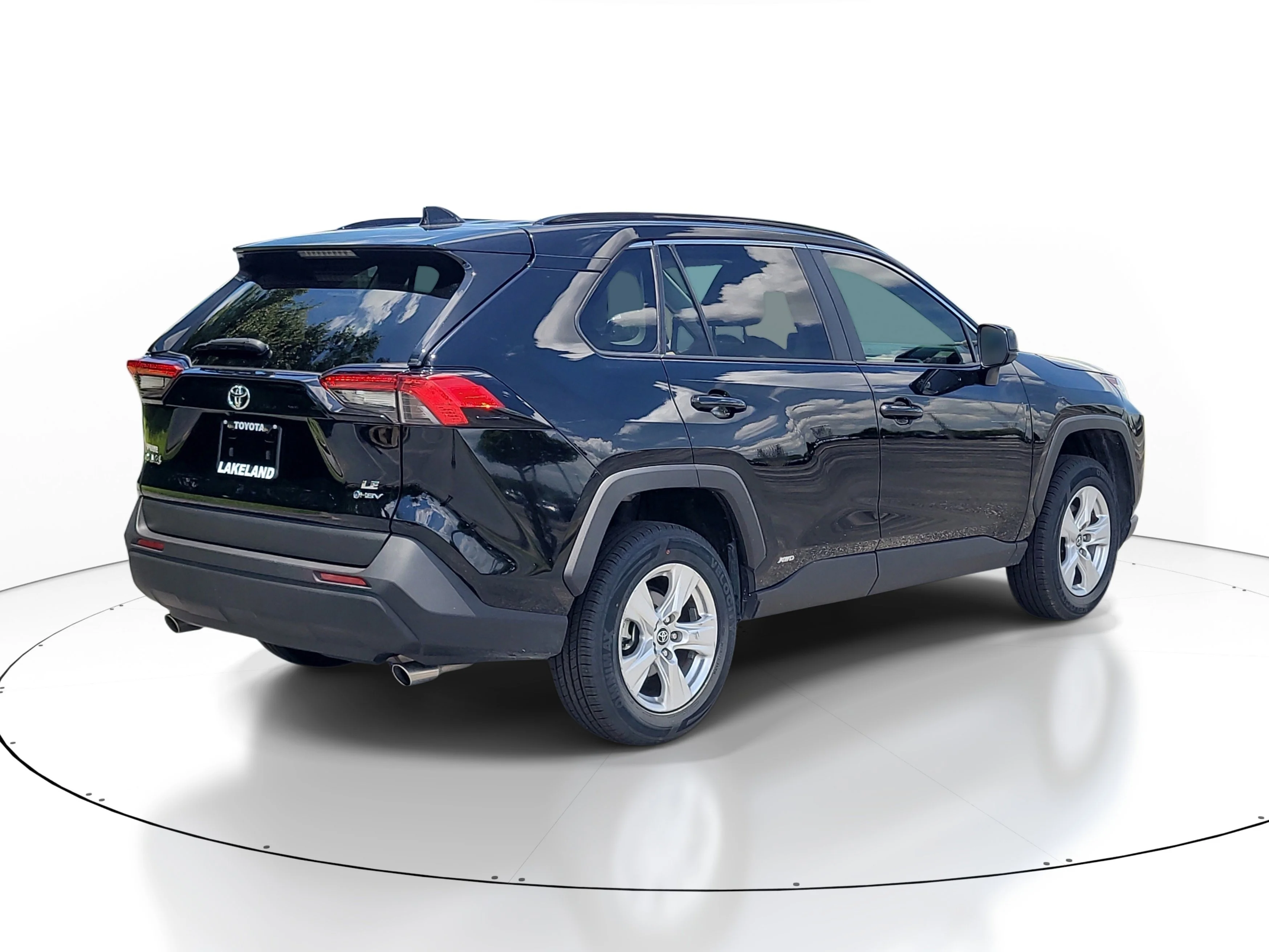 Certified Used 2025 Midnight Black Metallic Toyota Hybrid LE image 6