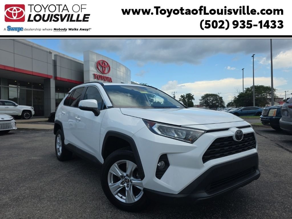 Certified Used 2021 White Toyota XLE image 1