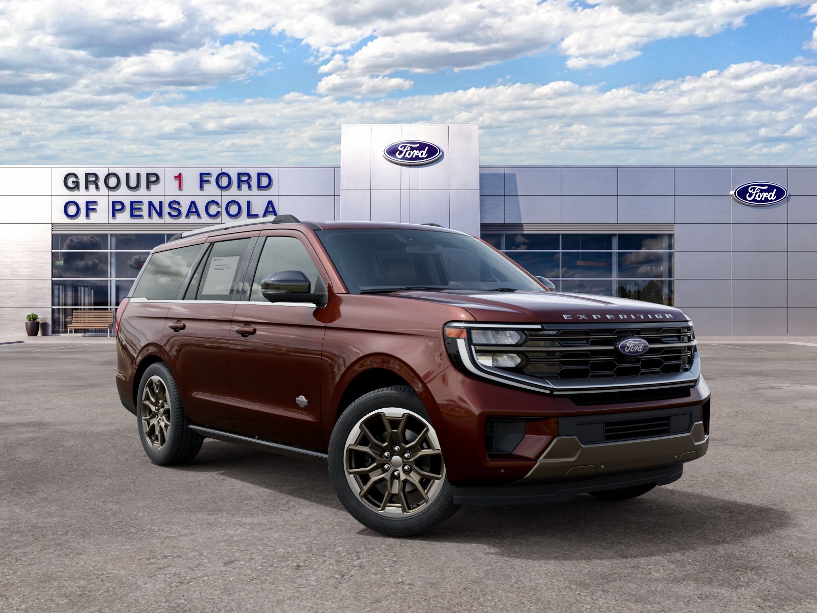 New 2027 Bronze Fire Metallic Tinted Clearcoat Ford King Ranch® image 4