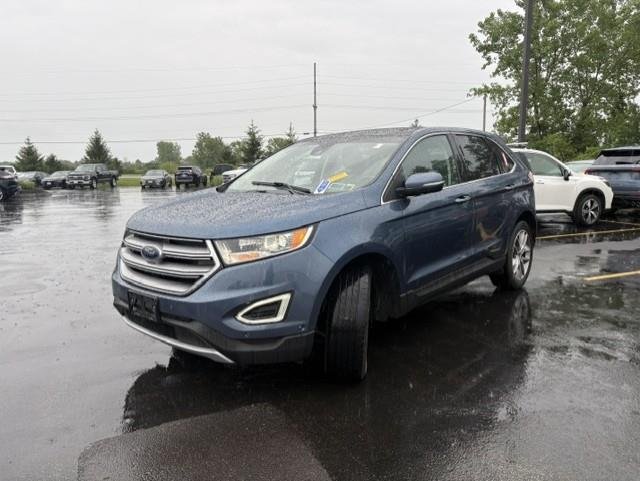 Used 2018 Blue Ford Titanium image 4