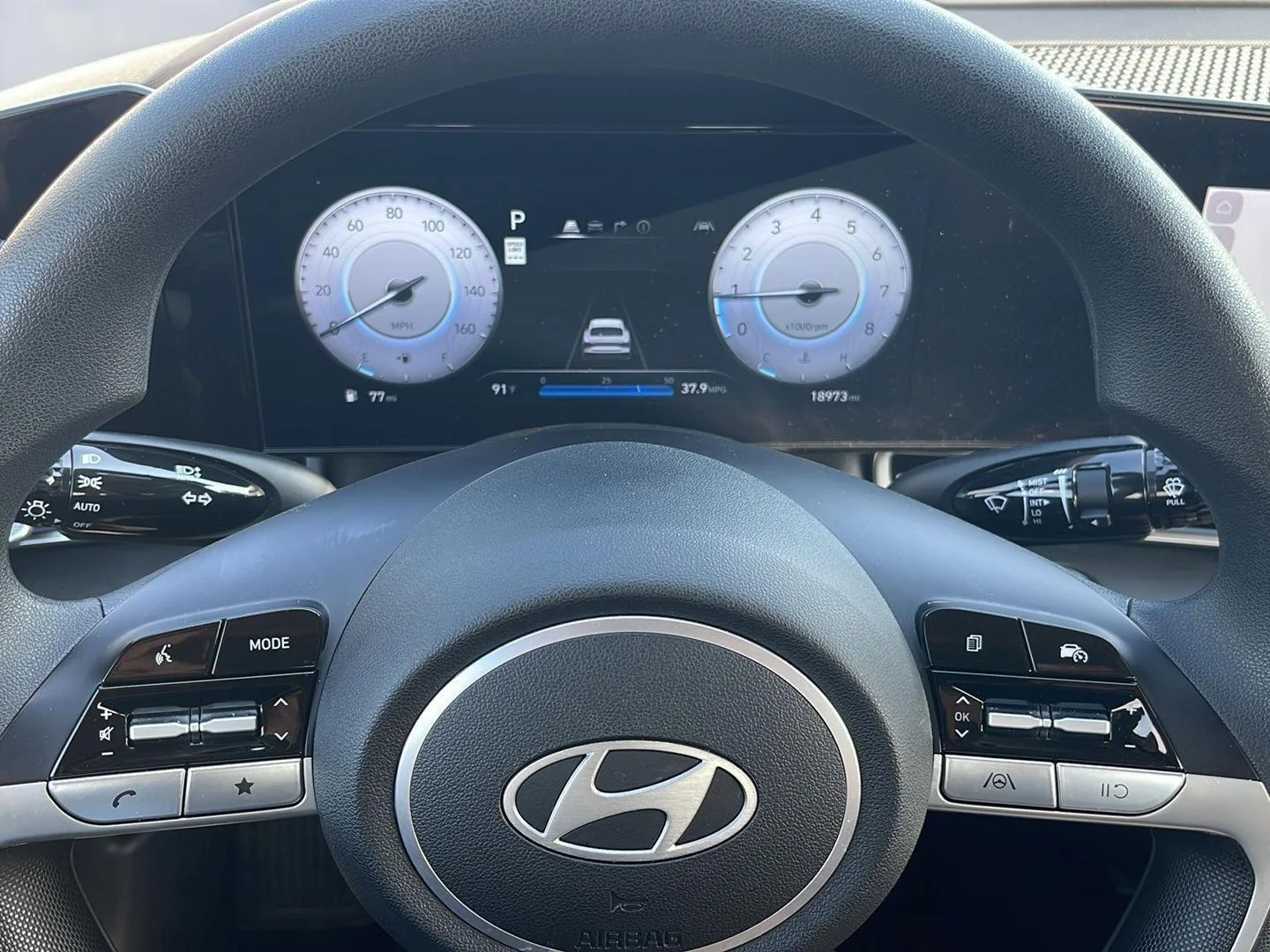 Certified Used 2024 Intense Blue Hyundai SEL image 26