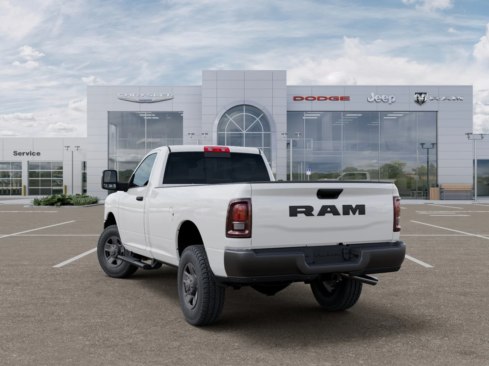 New 2026 Bright White Clear-Coat Exterior Paint RAM Tradesman image 26