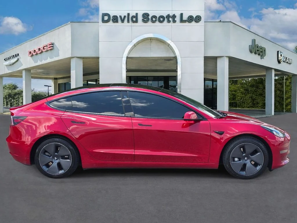 Used 2022 Red Tesla Base image 6
