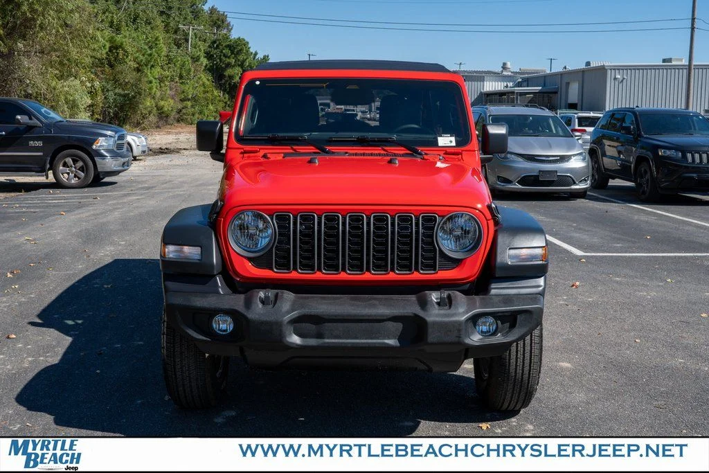 New 2026 Firecracker Red Clear-Coat Exterior Paint Jeep Sport S image 9