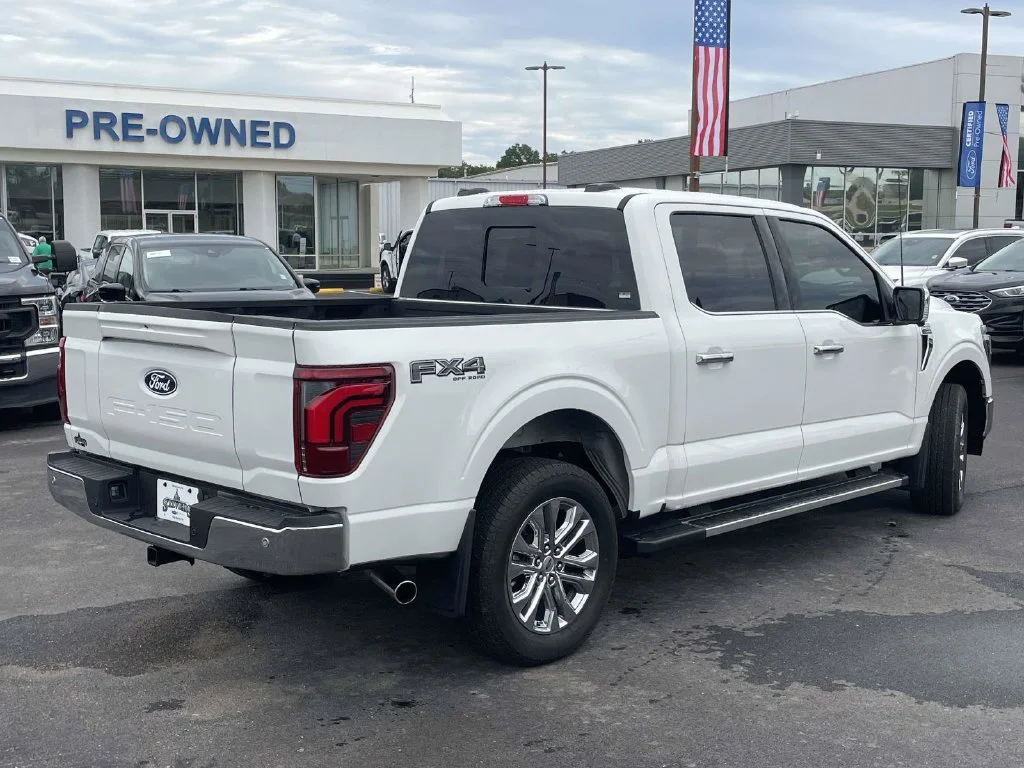 Certified Used 2025 White Ford Lariat image 3