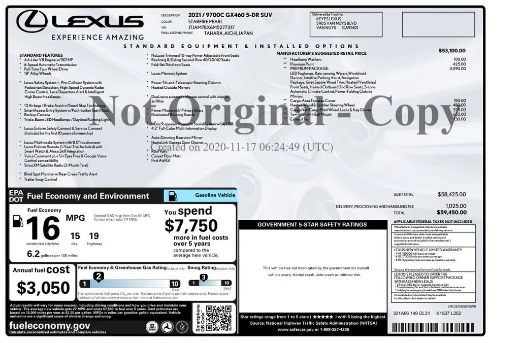 Used 2021  Lexus 460 image 2