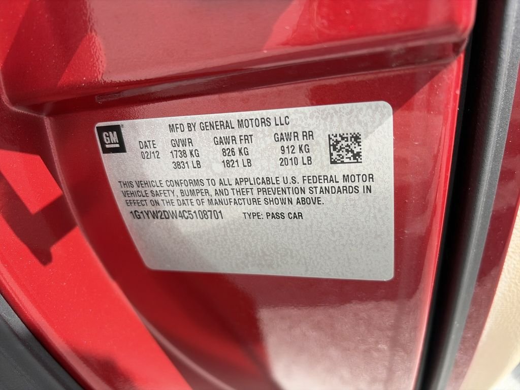 Used 2012 Red Chevrolet Grand Sport image 31
