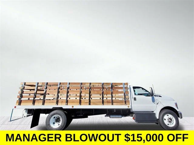 New 2024 Oxford White Ford F-650 SD Gas Straight Frame image 4