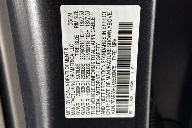 Certified Used 2025 Meteorite Gray Metallic Honda Sport-L image 39