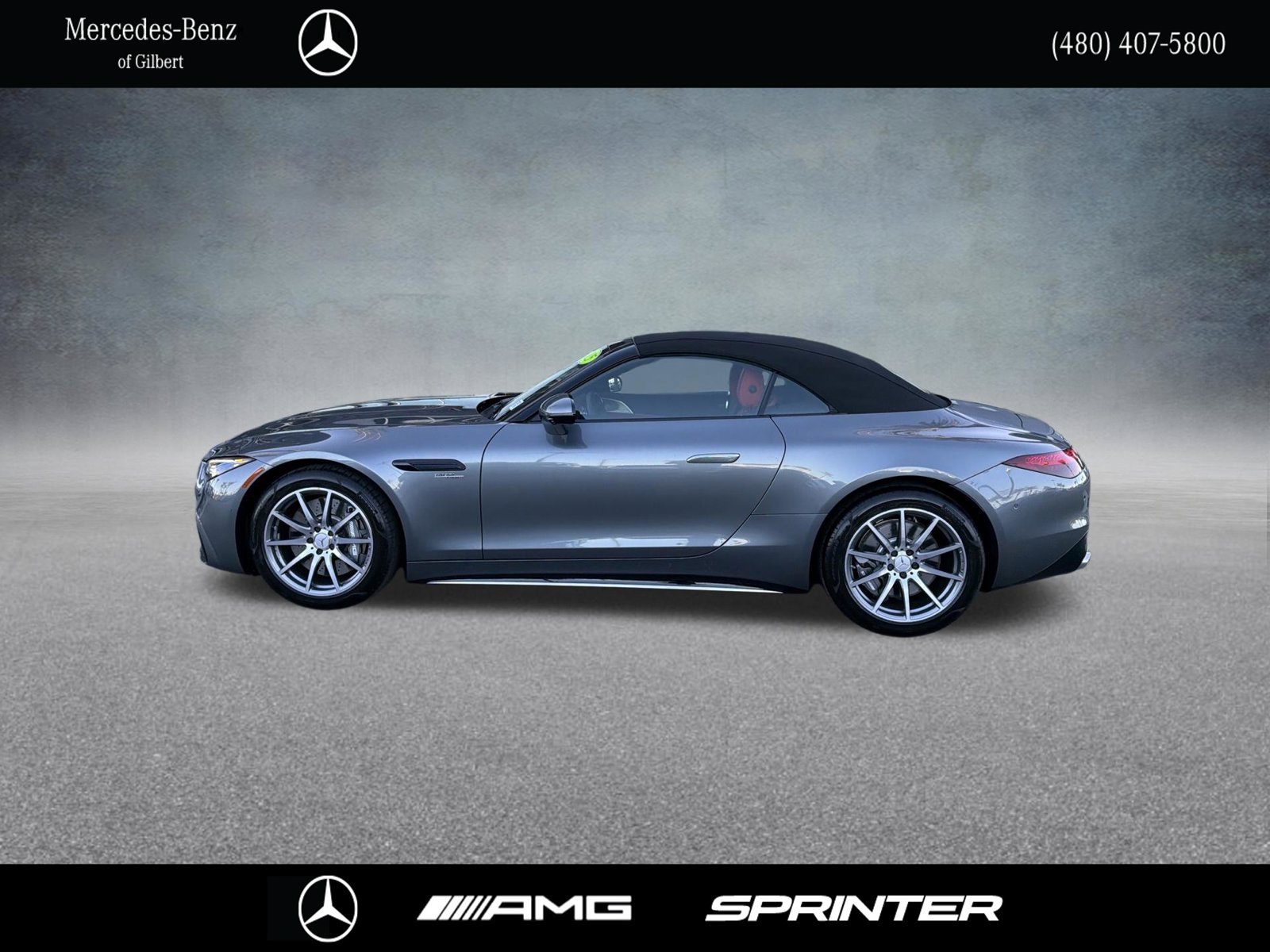 Certified Used 2025 Gray Mercedes-Benz SL 43 AMG® image 2