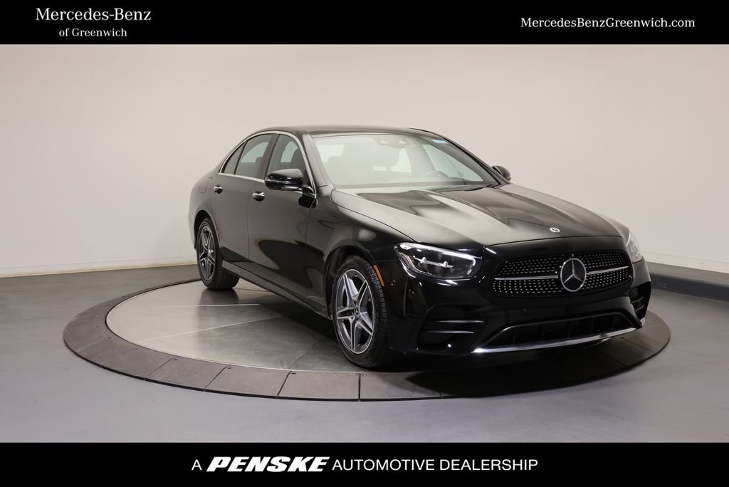 Certified Used 2022 Black Mercedes-Benz E 450 image 1