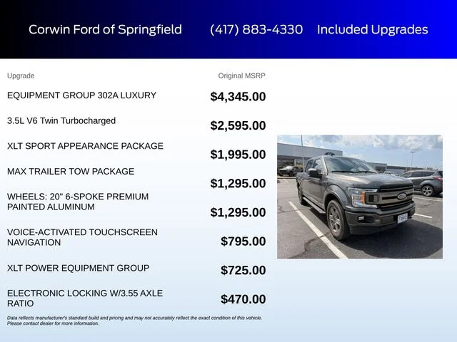 Certified Used 2019 Magnetic Metallic Ford XLT image 6