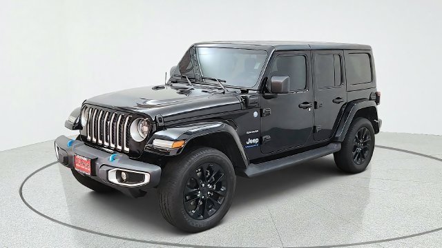Used 2023 Black Jeep Sahara 4xe image 4