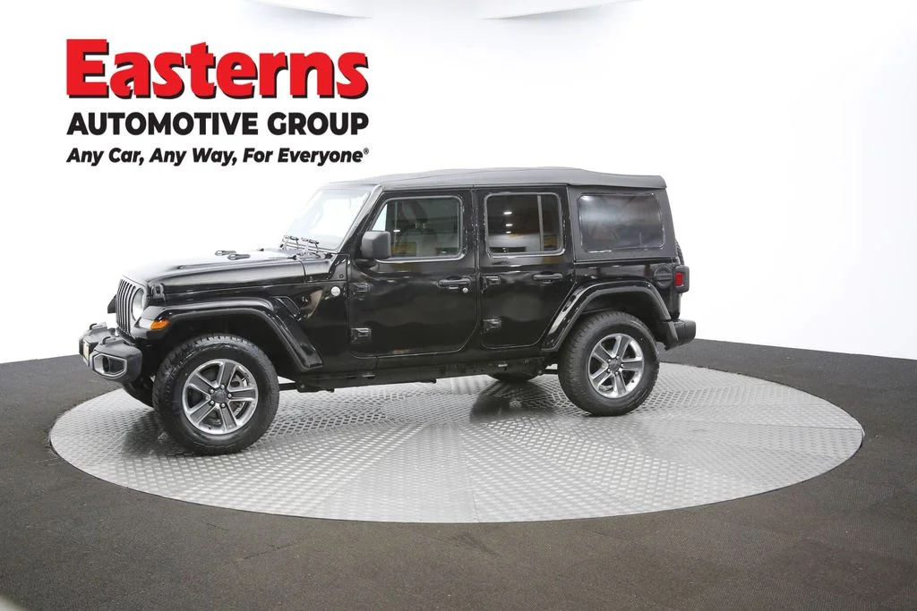 Used 2021 Black Jeep Unlimited Sahara image 55