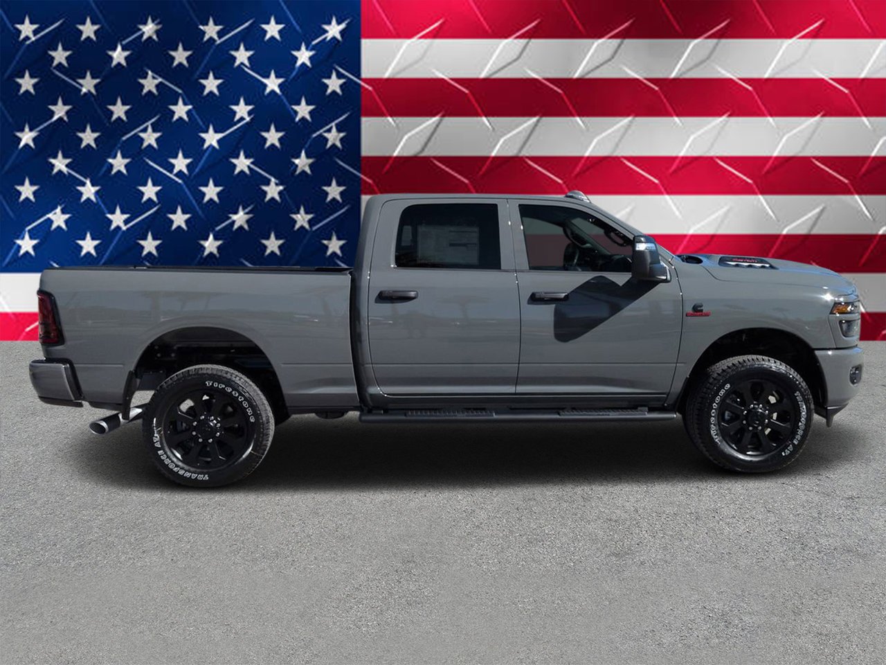 New 2026 Ceramic Gray Clearcoat RAM Black Express image 2