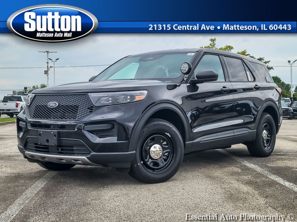 New 2026 Black Ford 4DR AWD POLICE image 1