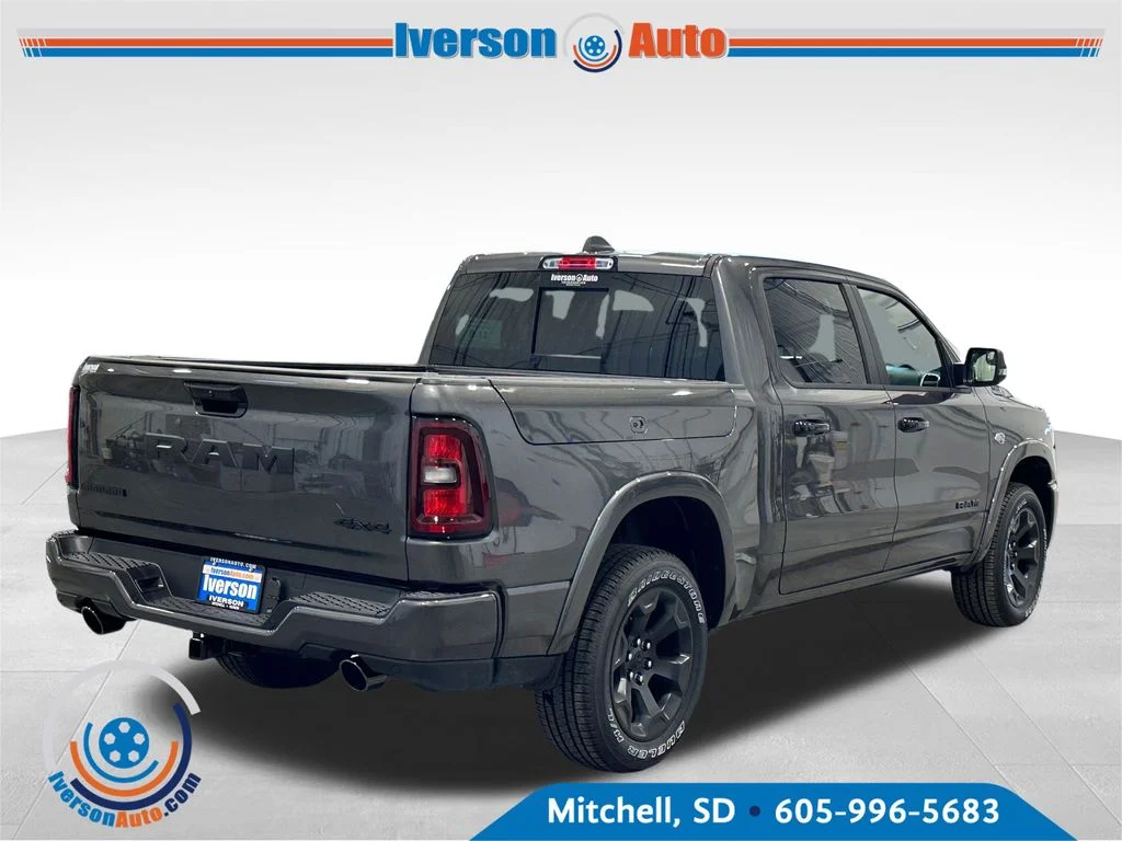 New 2026 Granite Crystal Metallic Clear-Coat Exterior Paint RAM Big Horn/Lone Star image 7