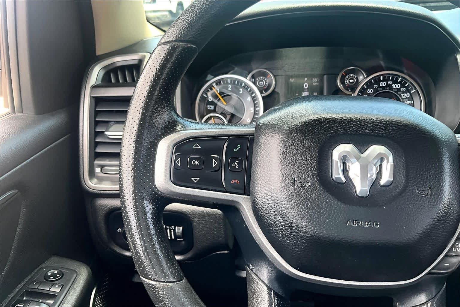 Used 2019 Diamond Black Crystal Pearlcoat Ram Tradesman image 24