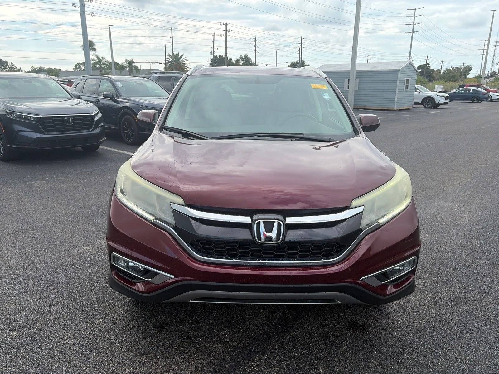 Used 2015 Honda CR-V EX-L with VIN 2HKRM3H76FH546649 for sale in Port Richey, FL