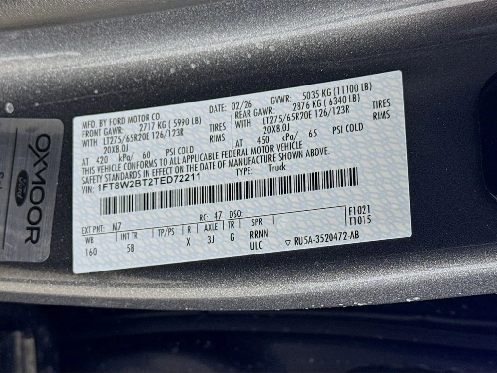 New 2026 Carbonized Gray Metallic Ford F-250® Lariat® image 34