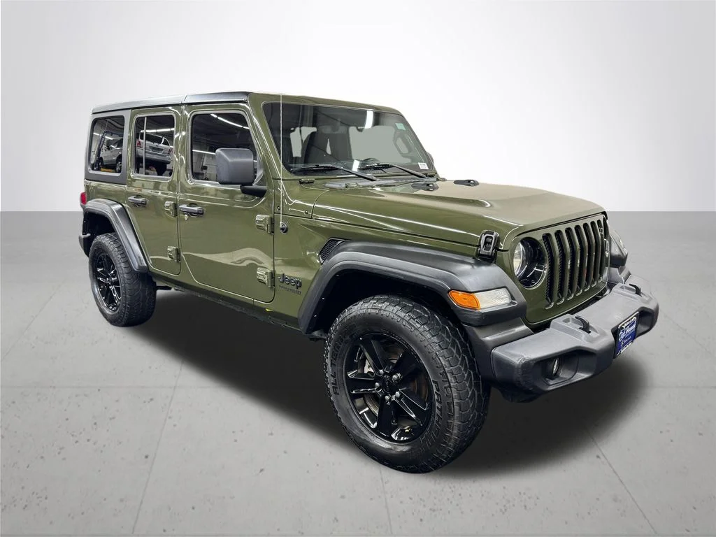 Used 2022 Green Jeep Unlimited Sport Altitude image 10