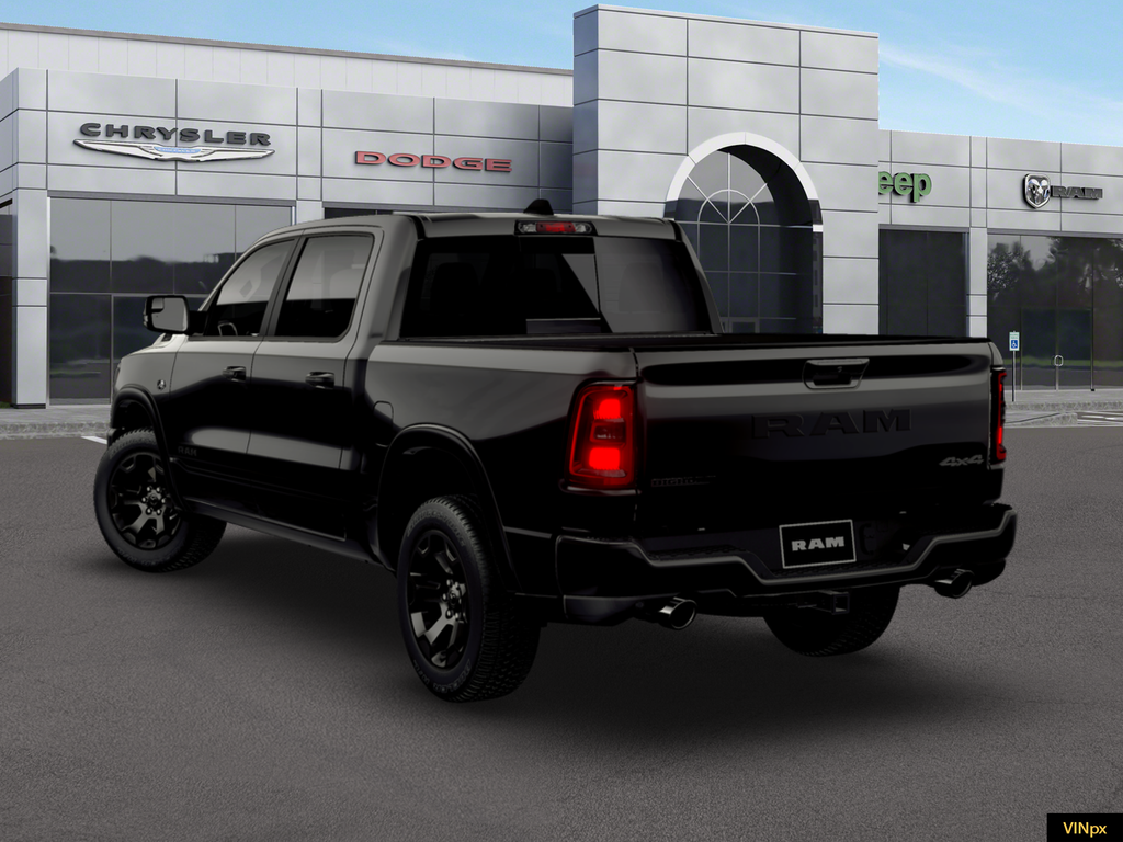 New 2026 Diamond Black Crystal Pearl-Coat Exterior Paint RAM Big Horn/Lone Star image 4