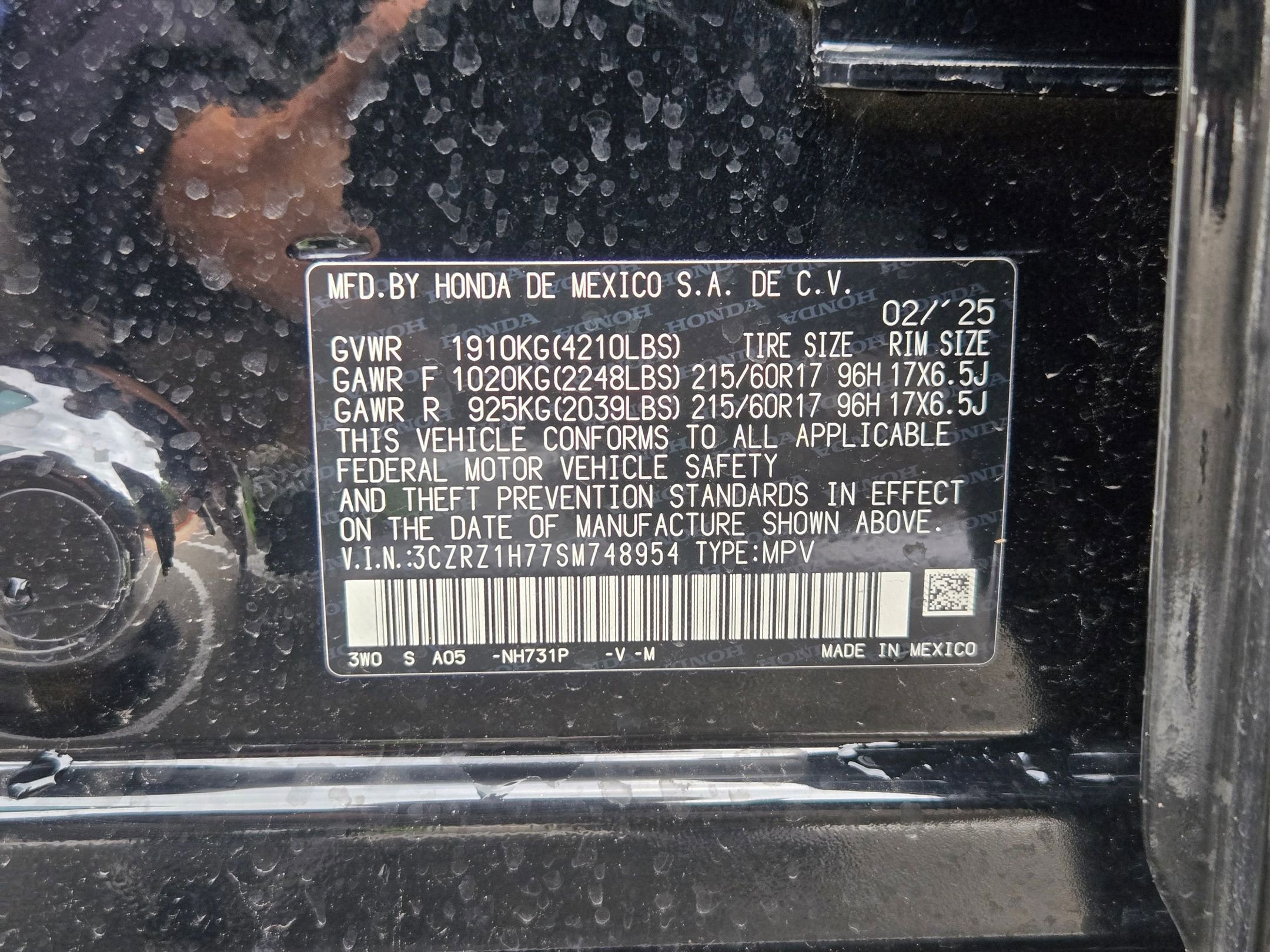 Used 2025 Black Honda EX-L image 33